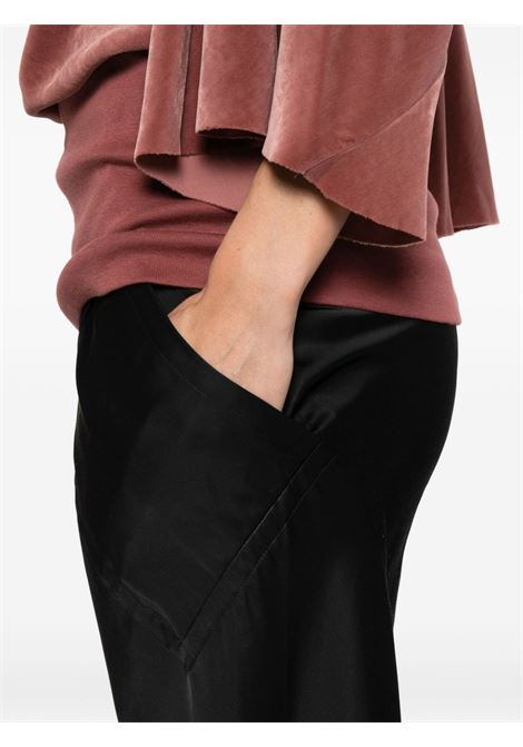 Pantaloni con coulisse in nero Rick owens - donna RICK OWENS | RP02E4304SCH09